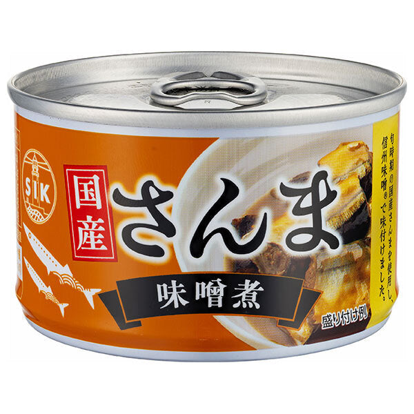 Shinada Canned Domestic Sanma Miso Boiled 150g can x 24 pieces [Shipped in Japan]