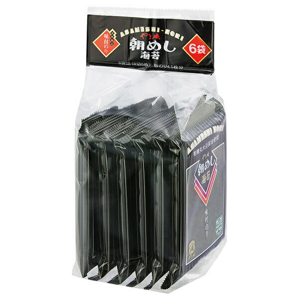 Yamaiso Morning Seaweed 6 bags (6 pieces of 8 slices) x 30 bags [shipped in Japan]