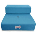 Foldable Pet Stairs – 2-Step Foam Dog & Cat Steps (Small & Large, Multiple Colours)