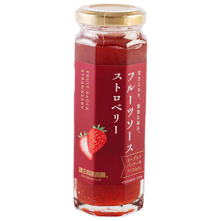 Sauce aux fruits à la fraise Wakayama Sangyo, 160g x 12 flacons.