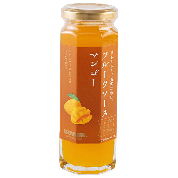 Wakayama Sangyo Fruit Sauce Mango 160g x 12 pieces [Shipped in Japan]
