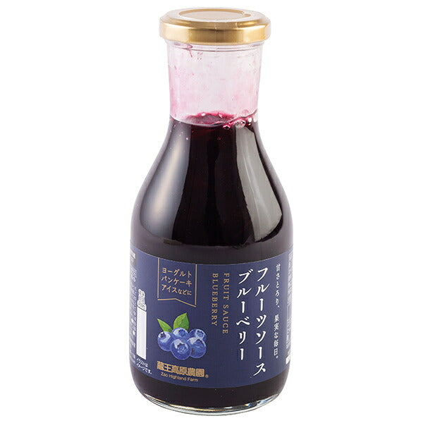 Sauce aux fruits Myrtilles de Wakayama Sangyo, 320g x 6 flacons.