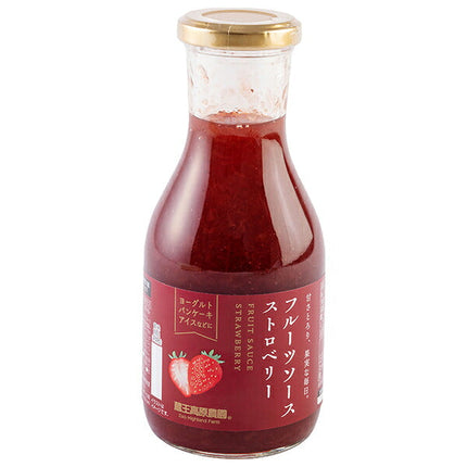 Sauce aux fruits à la fraise Wakayama Sangyo, 320g x 6 flacons.