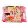 Wakayama Sangyo Zao Kogen Farm White peach jelly from Yamanashi Prefecture (68g x 4) x 12 bags [Shipped in Japan]