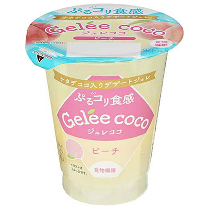 和歌山産業 ジュレココ ピーチ 160g×12個入【日本出荷】