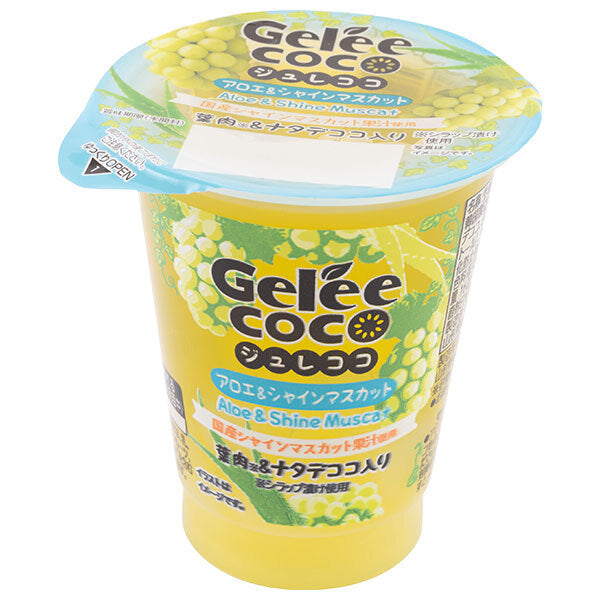 Wakayama Sangyo Jurecoco Aloe & Shine Muscat 160g x 12 pieces [Shipped in Japan]