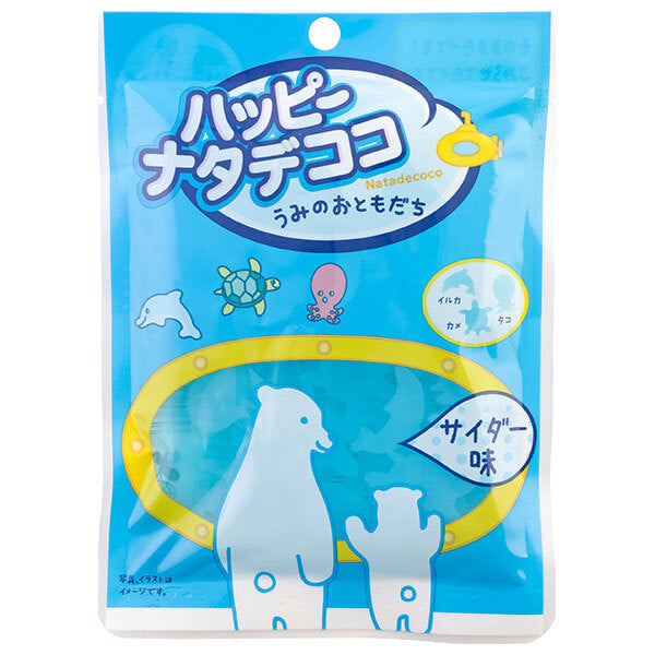 Wakayama Sangyo Happy Nata de Coco Sea Friends 110g x 10 bags [Shipped in Japan]