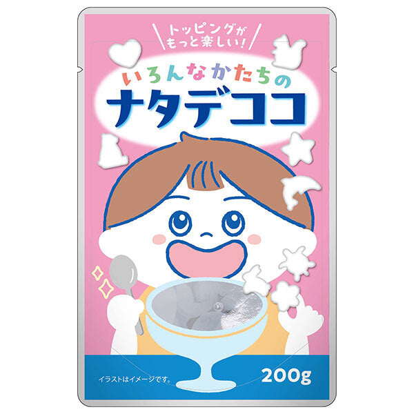 Wakayama Sangyo Assorted Shapes Nata de Coco 200g x 10 Bags [Ships from Japan]