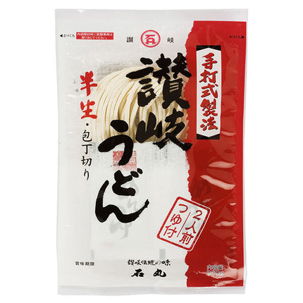 Ishimaru Seimen Semi-dried Sanuki Udon Knife-cut with Soup 260g x 6 Bags 