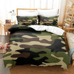 Animal Fur Grain Digital Print Duvet Cover Three-piece Bedding Set