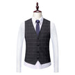 Men's Korean Slim Fit Business Suit – Dark Grey, S–4XL