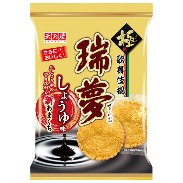 Amanoya Kabukiage Mizumu Soy Sauce Flavor 7 Pieces x 12 Bags [Shipped in Japan]
