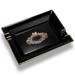 Luxury Ceramics Double slots Cigar Ashtray