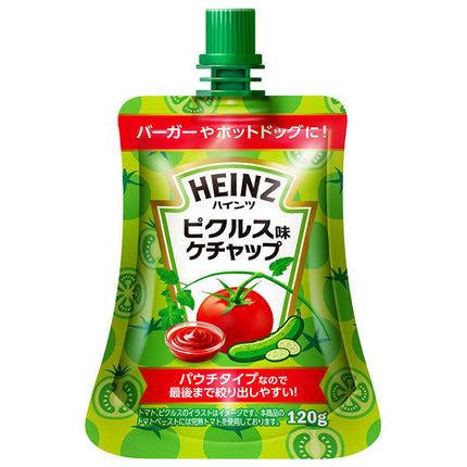 Heinz Pickle Flavor Ketchup Pouch Type 120g x 40 (20 x 2) pieces [Shipped in Japan]