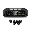 Auto Solar External Tire Pressure Monitor 6 Tire RV Trucks Car Vehicle