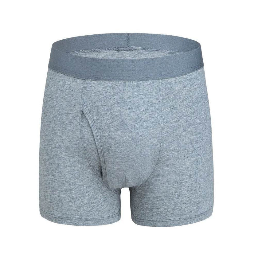 Large Size Men's Cotton Boxer Briefs with pouch Underwear