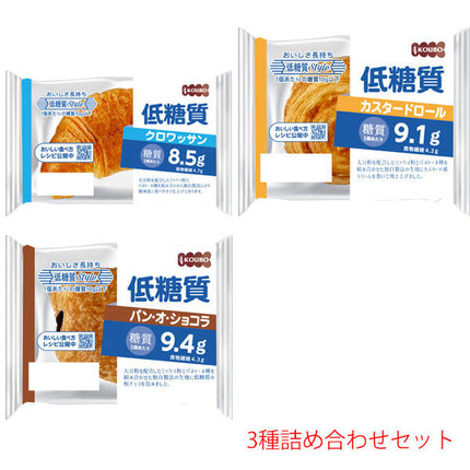 Panex KOUBO Low Carb 3 Types Assortment Set 12 Pieces [Shipped in Japan]