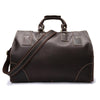 Vintage Leather Travel Duffle Bag – Genuine Cowhide Retro Weekender Bag for Men | Large Capacity Carry On Luggage