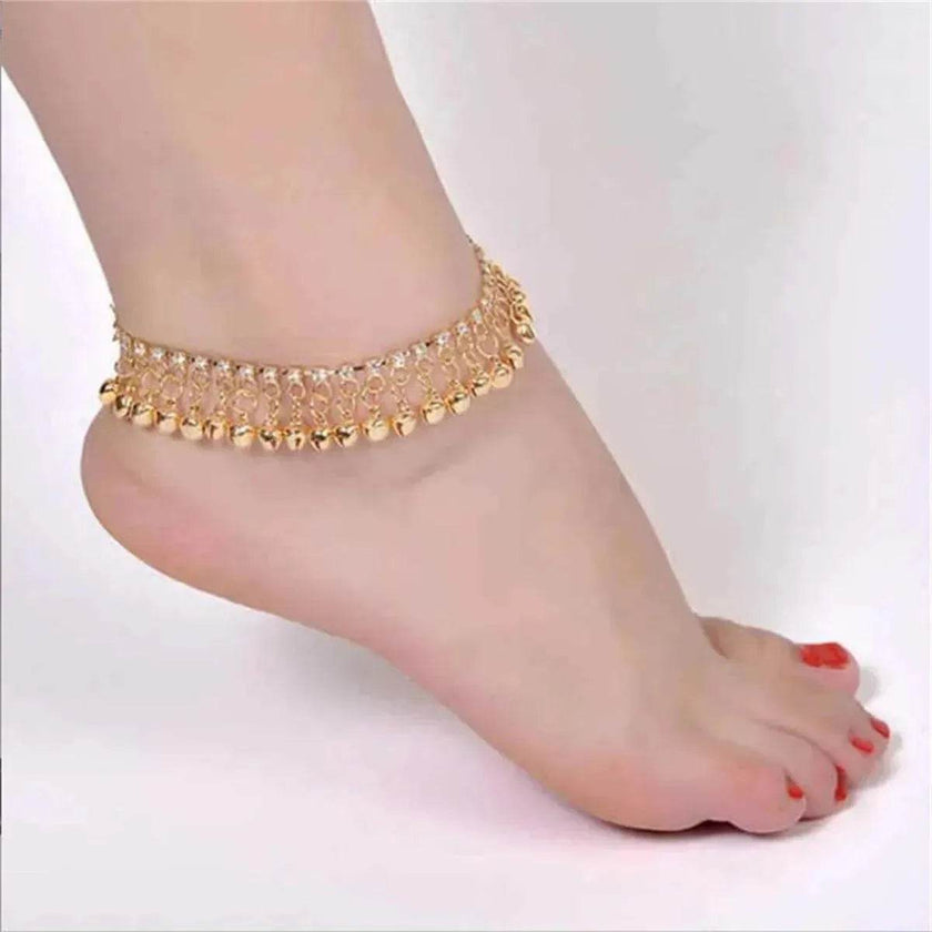 Retro Ethnic Style Beach Leisure Street Personality Drop Anklet