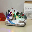 Christmas Rotating Resin Luminous Music Box Ornaments