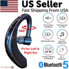 Bluetooth 5.0 Wireless Earpiece Trucker Headset Single Ear Noise Cancelling Driving