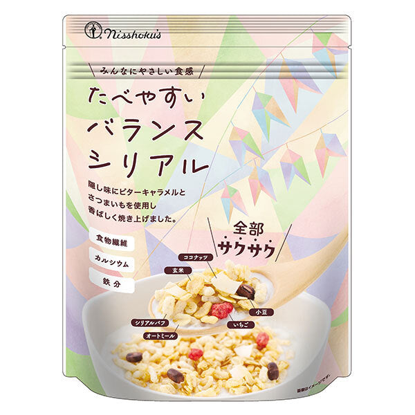 日本食品製造 日食 たべやすいバランスシリアル 190g×4袋入【日本出荷】