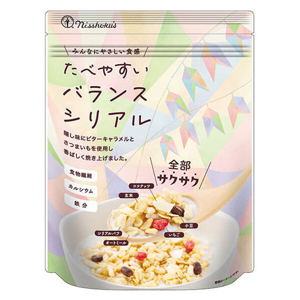 Nihon Shokuhin Manufacturing Nikshoku Easy to Eat Balanced Cereal 190g x 4 bags [Shipped in Japan]