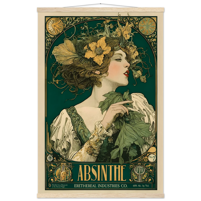 L’Absinthe d’Ombre - Poster & Framed Print