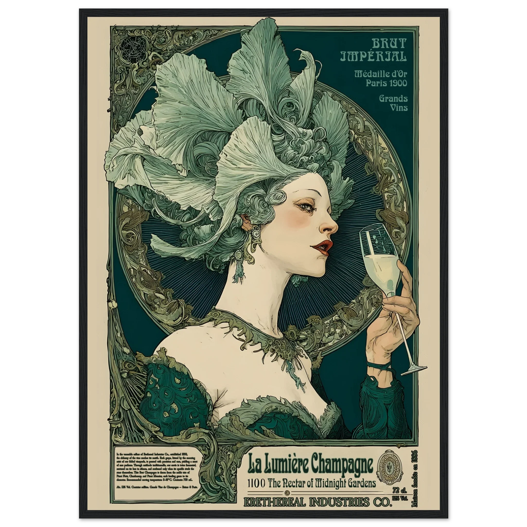 La Lumière Champagne - Poster & Framed Print