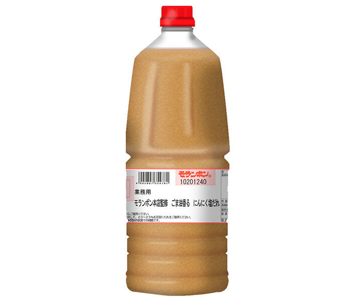 Moranbong Utilisation commerciale Supervisé par le magasin principal de Moranbong Sauce au sel d'ail parfumée à l'huile de sésame 1,9 kg x 2 pièces 