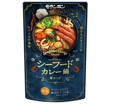 Moranbong Seafood Curry Hot Pot Soup, Medium Spicy, 750g x 10 bags 