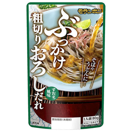 Moranbong Bukkake Coarsely Chopped Grated Daikon Sauce 80g x 10 bags 