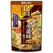 Moranbon Dynamic ginger miso hotpot soup with rich flavor soup 750g x 10 bags [shipped in Japan]