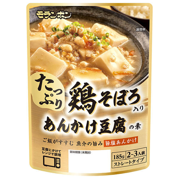 Moranbong Ankake tofu base with minced chicken 185g x 10 bags [shipped in Japan]