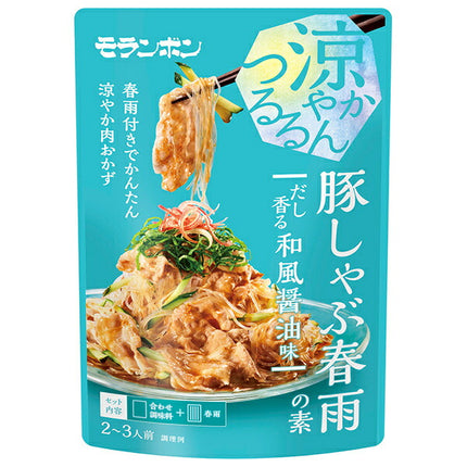 Moranbong pork shabu vermicelli soup stock fragrant Japanese soy sauce flavor 140g x 10 bags [shipped in Japan]