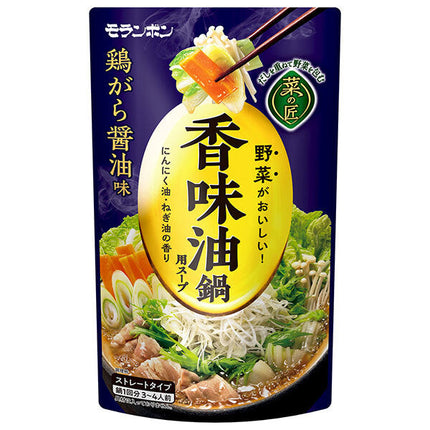 Soupe Hot Pot aromatisée Moranbong Na no Takumi, saveur poulet et soja, 750 g x 10 sachets 