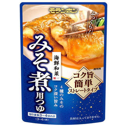 Moranbon Seafood Japanese Vegetables Miso Boiled Soup 250g x 10 bags [Shipped in Japan]