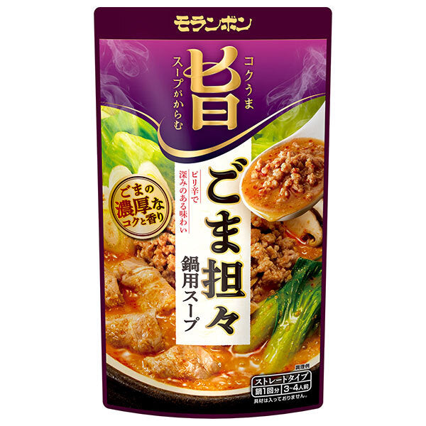 Moranbong Soupe chaude au sésame Dandan avec soupe riche en saveurs 750 g x 10 sachets 