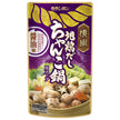 モランボン 横綱 地鶏だしちゃんこ鍋用スープ 醤油味 750g×10袋入【日本出荷】