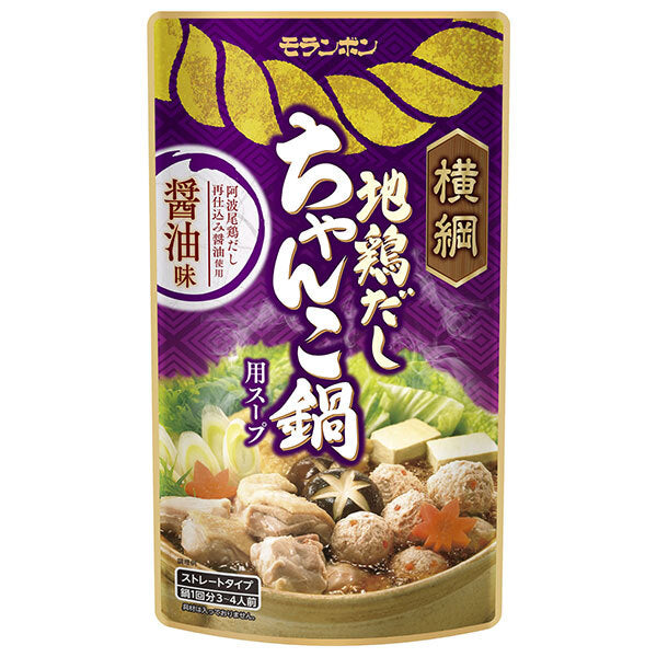 Moranbon Yokozuna Chicken Dashi Chanko Hot Pot Soup Soy Sauce Flavor 750g x 10 bags [Shipped in Japan]
