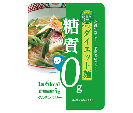 オーミケンシ 糖質0g ぷるんちゃん カロリーダイエット麺 100g×10袋入