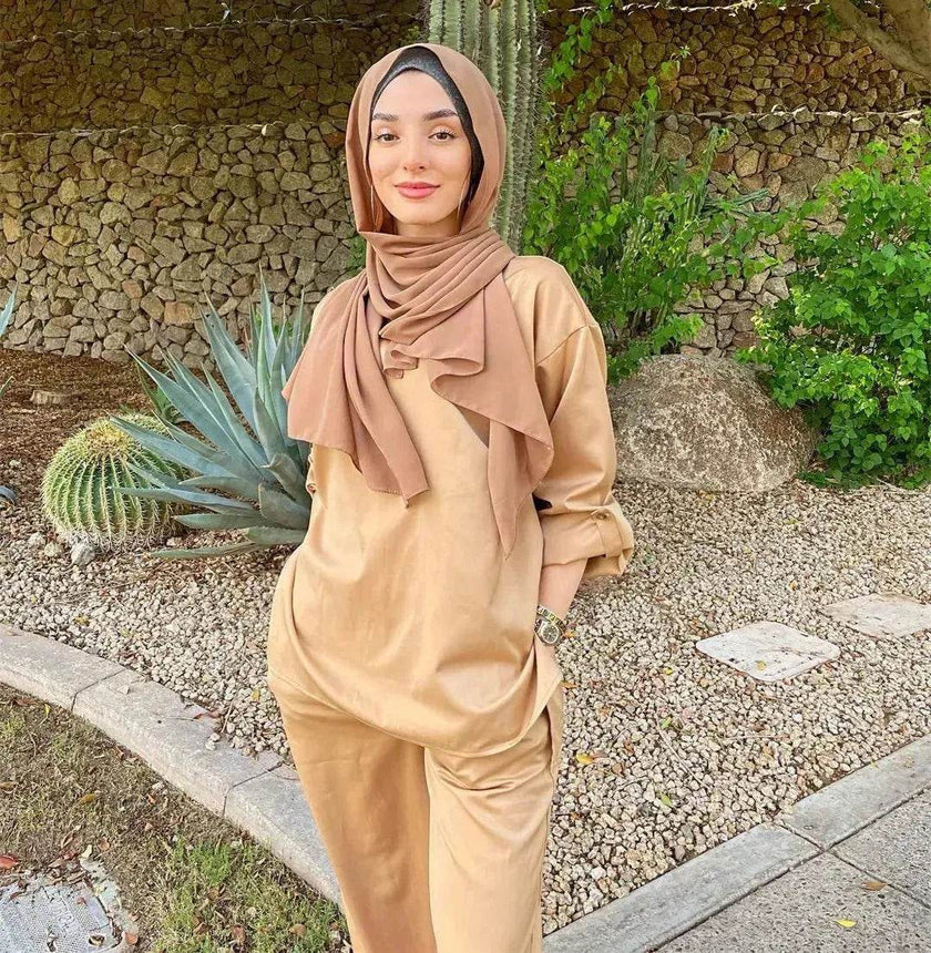 Arab2 piece set  Middle East Dubai Two Pant Suit ArabCo ord  2 piece set