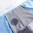 Men's 4-pack Plain Mid waist Boxer Brief Ice Silk Underwear.