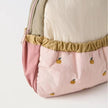 Little Apple Embroidery Mini Backpack – Kids' Cute Spliced Schoolbag