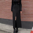 Formal Versatile Slit Long Split Skirt