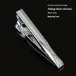 Men's Silver Electroplated Tie Clip – 25 Line Pattern Styles, 5cm Flat Head Business Tie Bar | Canada & USA
