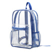 Clear PVC Transparent Backpack – Large Capacity Stadium Approved School & Travel Bag