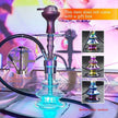 Arabic Hookah Full Set Bar Kettle Stainless Steel Large Single And Double Tube