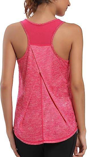 Mesh Yoga Sports Running Vest Sleeveless Workout Tank top women