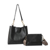 Two-piece Set Large Capacity Leather Totes shoulder Work Commuter Bag